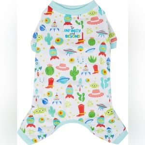 New Disney Pixar Toy Story “To Infinity & Beyond” Dog Jersey PJ- Size Large- NWT